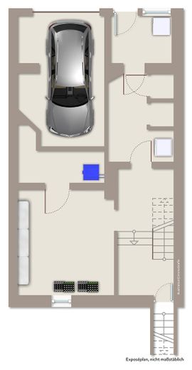 End-of-terrace house with balcony and garage in a popular location! – Kellergeschoss