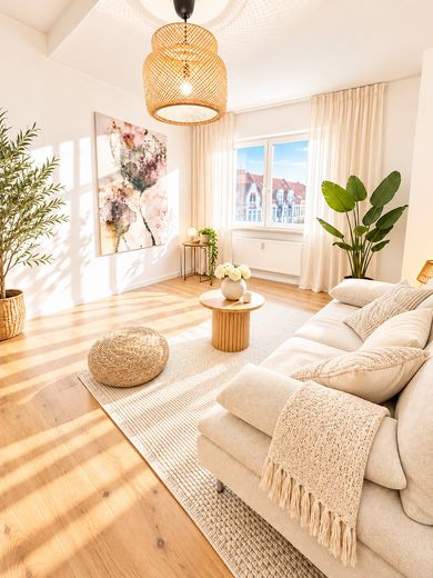 ***Freundliche 3-Zimmer-Wohnung in Erfurter Top-Lage*** Bezugsfrei | oh. Provision – Wohnzimmer