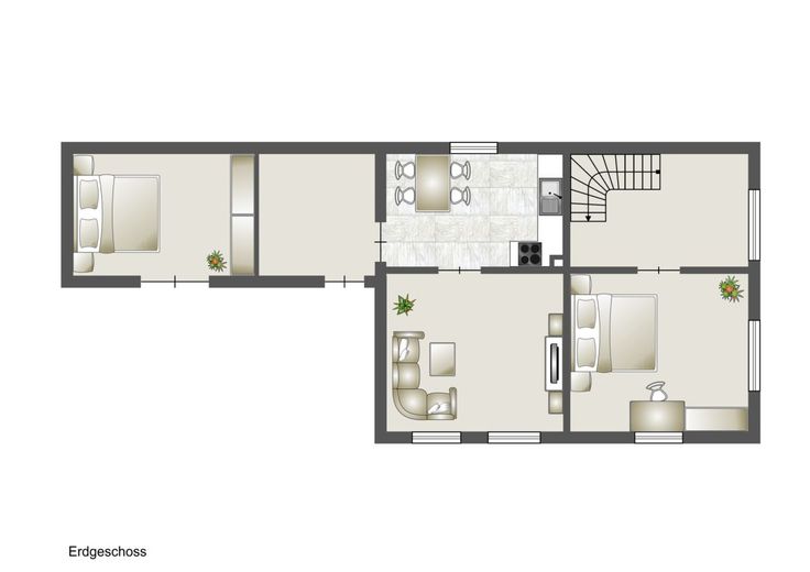 Einfamilienhaus mit viel Potenzial und Raum für eigene Ideen – Grundriss EG