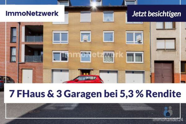 TOPRENTOWNOŚĆ***Obiekt inwestycyjny z 7 mieszkaniami i 3 garażami***TOP OFERTA