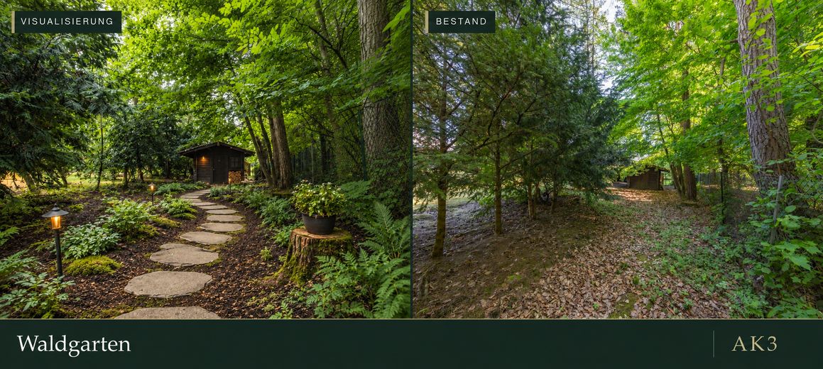 Casa de arquitecto con galería en una parcela de 1.294 m² – Waldgarten