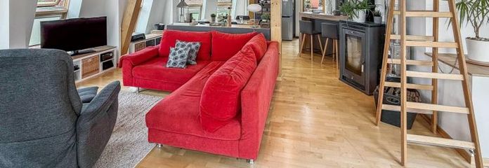 Luminoso apartamento dúplex con una amplia terraza en la azotea en Berlín-Friedenau