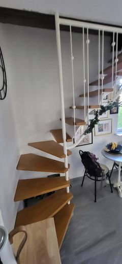 Treppe zum oberen Studio