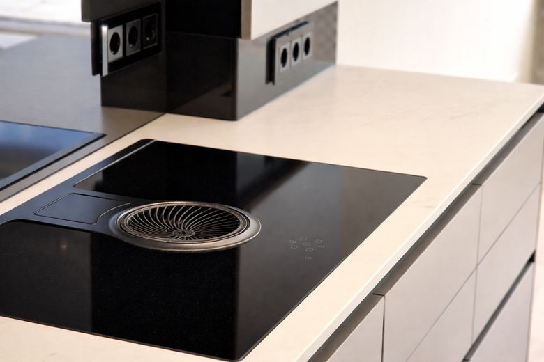 Dekton Arbeitsfläche, Abzug