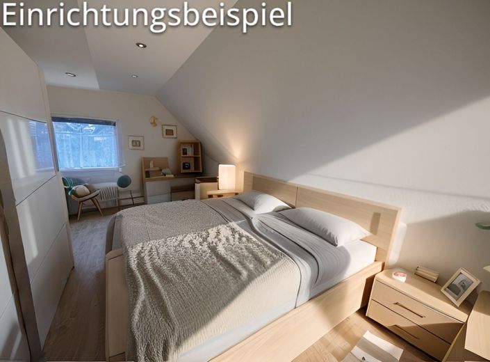 Charmante Doppelhaushälfte mit großem Garten in begehrter Lage... – Schlafzimmer