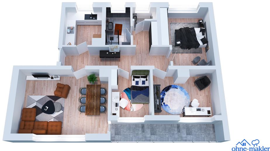 3D - Grundriss