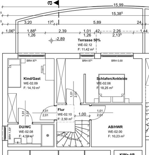 High-quality, stylish 4-room new-build maisonette apartment – Grundriss UG