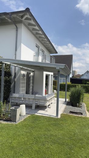 Terrasse, Sicht von Westen