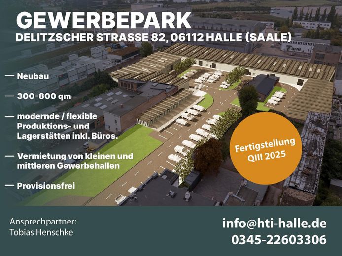 Neue und moderne Lager- und Produktionshalle zu vermieten, Delitzscher Straße 82 – Foto 3