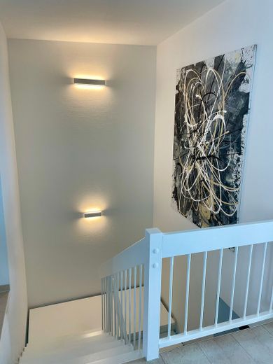 Lage,Lage,Lage - tolles Einfamilienhaus mit grandiosem See- und Bergblick – Treppe zum Schlafbereich