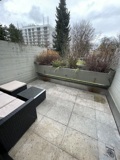 Renoviertes Studio in Bogenhausen nahe Herzogpark – Terrasse/Balkon