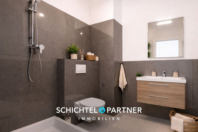 Ostertor | Erstbezug: 3-Zimmer-Wohnung mit Balkon in zentraler Lage – S&amp;P | Badezimmer
