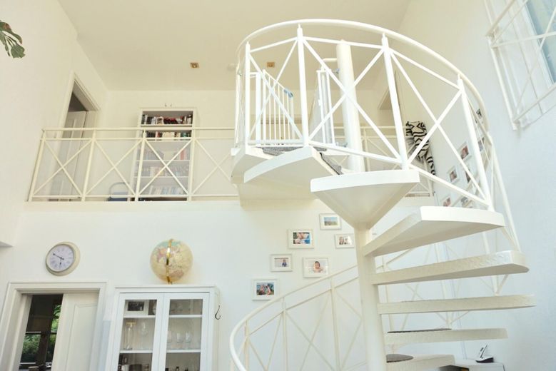Elegante Wendeltreppe