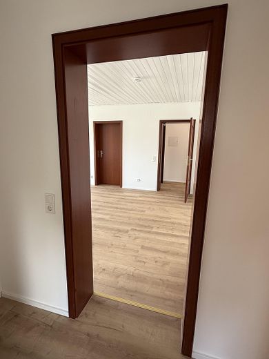 Erstbezug nach Kernsanierung: Helle gepflegte 3-Zimmer-Whg mit Balkon in Lauda-Königshofen – Blick auf das Wohnzimmer