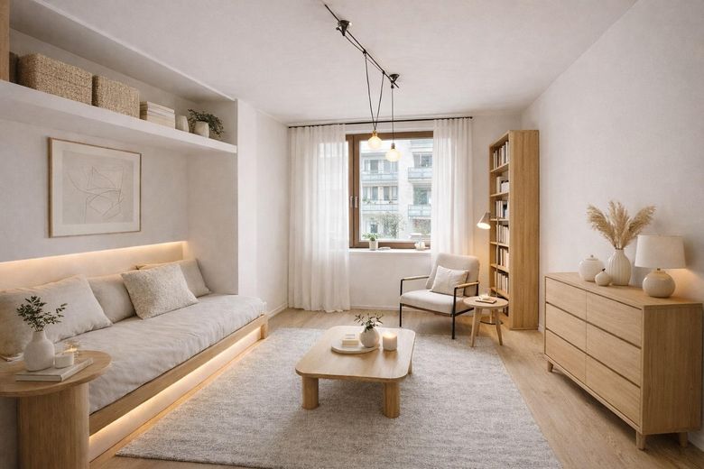Provisionsfrei: 3-Zimmer-Wohnung mit großem Entwicklungspotential – Schlafzimmer2 (KI-generiert))