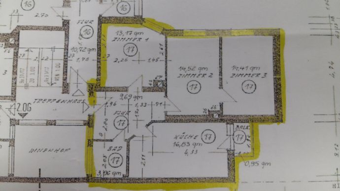 3 Zimmer Wohnung im ruhigen, sonnigen Hinterhaus an der Goethenlage im Vorderen Westen – Foto 7