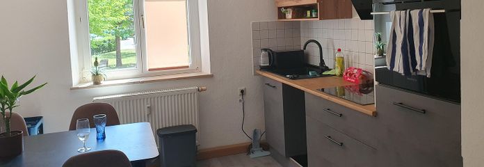 Schöne 2-Zi-Whg im Herzen von Vöhringen mit Zentralheizung – Ess-Küche