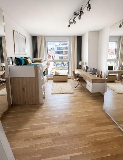 Aileler, evden çalışanlar ve Stuttgart’a gidip gelenler için ideal, 4,5-5 odalı modern yaşam hayali – Kinderzimmer, Ki- generiert