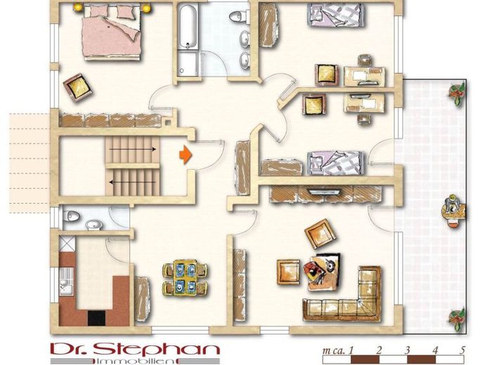 Eine Rarität: 5-Zimmer-Wohnung mit Balkon in naturnaher Lage – Foto 1