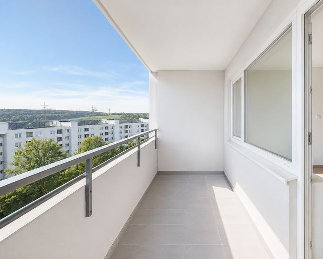 Heller Sonnenbalkon
