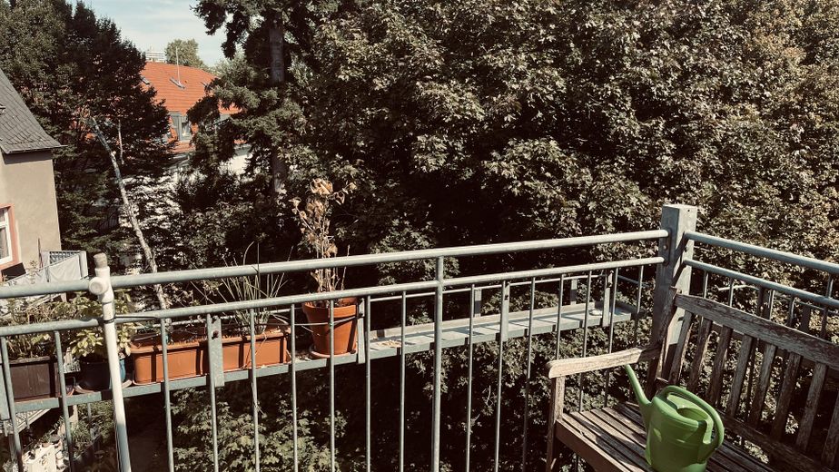 Helle Maisonettewohnung in Frankfurt am Main – Bornheim – zweiter Balkon