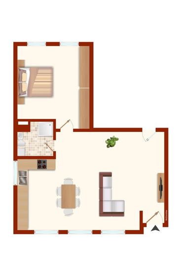 CITYHOUSE: Sehr schicke und neuwertige 2-Zimmerwohnung in Köln-Dellbrück! Bezugsfrei ab 01.09.2026! – Grundriss