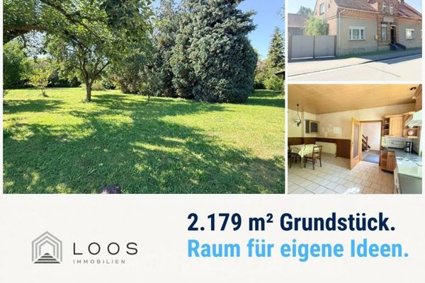 Landhaus mit 2.179 m² Traumgrundstück und großer Scheune
