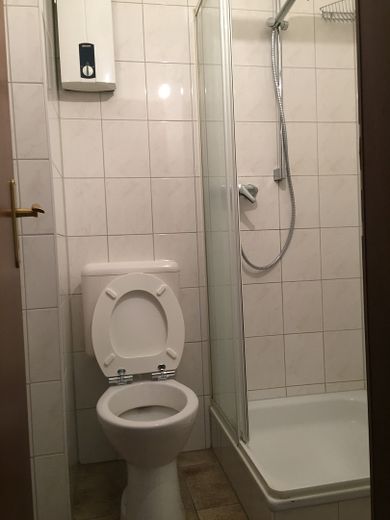 Schöne möblierte 2 ZKB Balkon Single-Wohnung in Pottum am Wiesensee – WC im Bad