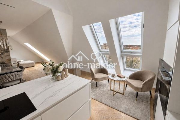 Última planta con ascensor: ático de 131 m², renovado y ampliado en 2025/26 – Potsdam West