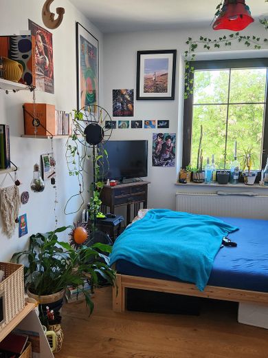 Light-filled old building apartment (5 rooms) by the city park - 4 spacious bedrooms and separate living room – Zimmer 3 (eingerichtet)
