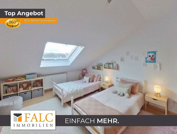 Stadtnah, aber nicht mittendrinnen - modernisierte 3-Zimmer-Wohnung – Kinderzimmer