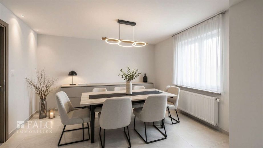 Vielseitiges Wohn- und Geschäftshaus mit großem Potenzial in zentraler Lage von Billigheim – Esszimmer KI Vorschlag - (KI generiert)