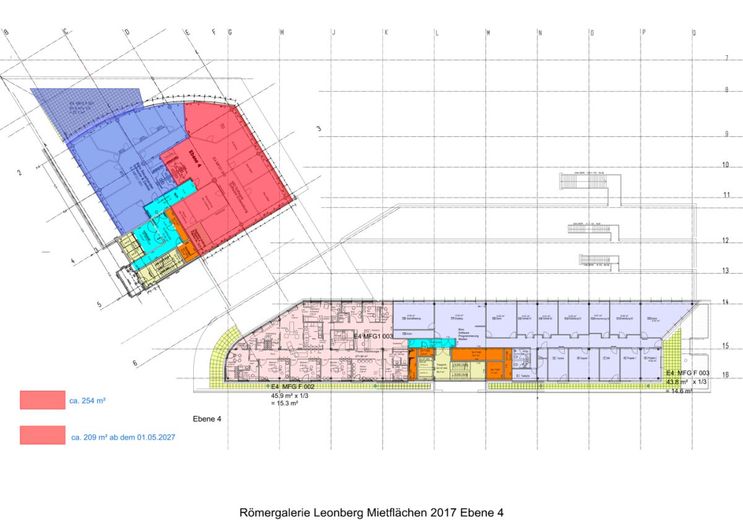 ATIK: Flexible Büroflächen von 254 m² bis 763 m² - sofort verfügbar – 4 OG - 254 m²