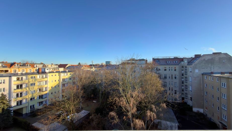 Blick Hofseitig/Schlafzimmer