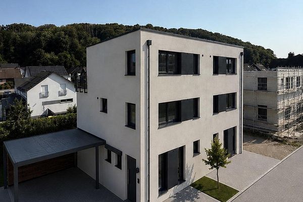 Casa pareada KFW 40 en Lohmar-Donrath - Obra nueva con jardín y 5 habitaciones