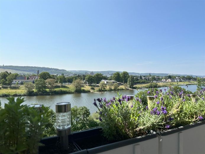 Aussicht vom Balkon