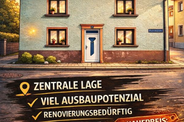 Mehring sulla Mosella - Attenzione artigiani - casa bifamiliare/casa di testa a schiera situata in posizione centrale con potenziale di ampliamento
