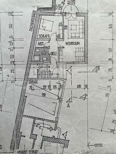 Vulkaneifel nähe Daun - MFH mit ca. 16.000,-  NJKM. und viel Potential sucht neuen Eigentümer – OB17 Skizze Whg. Neubau