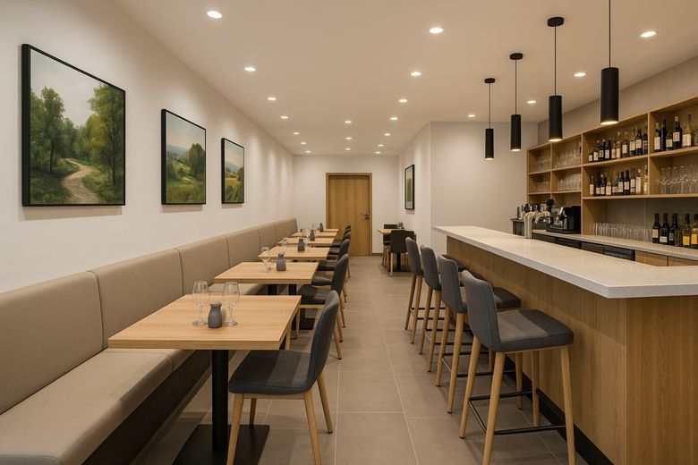 Von der Bar zum Café: Vielseitige Fläche sucht neues Gastronomieprofil – Konzept