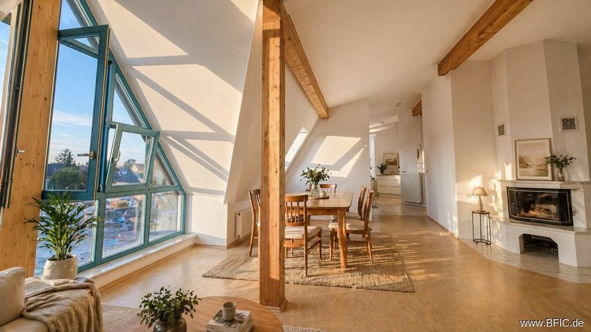 außergewöhnliche Turmwohnung in
Fürstenfeldbruck – Kamin