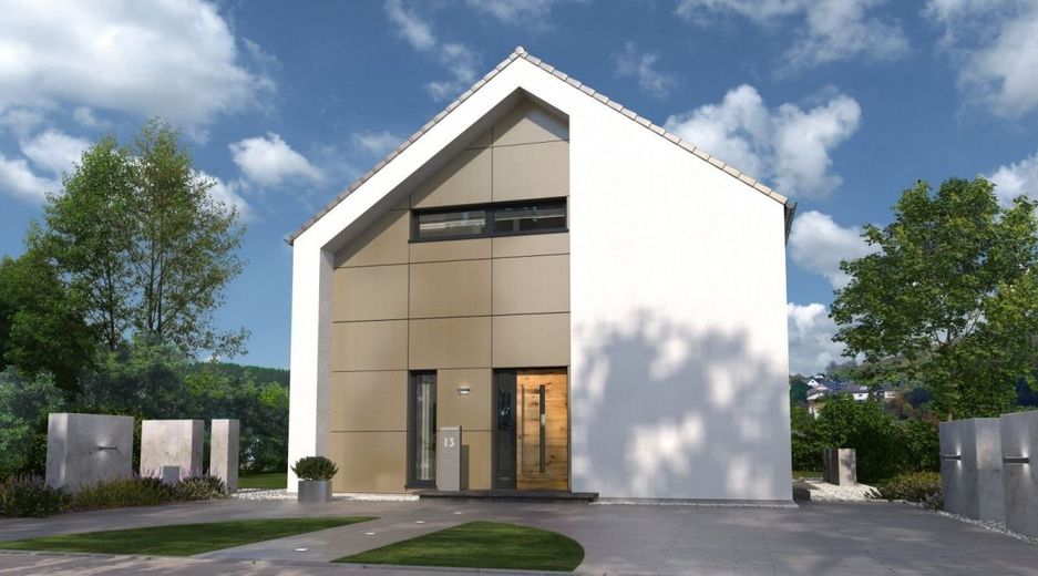 DESIGNHAUS DER EXTRAKLASSE – Ansicht Eingang Trespa