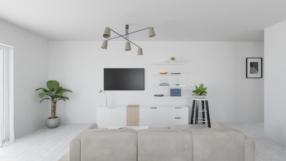 Visualisierung 1. DG Wohnen