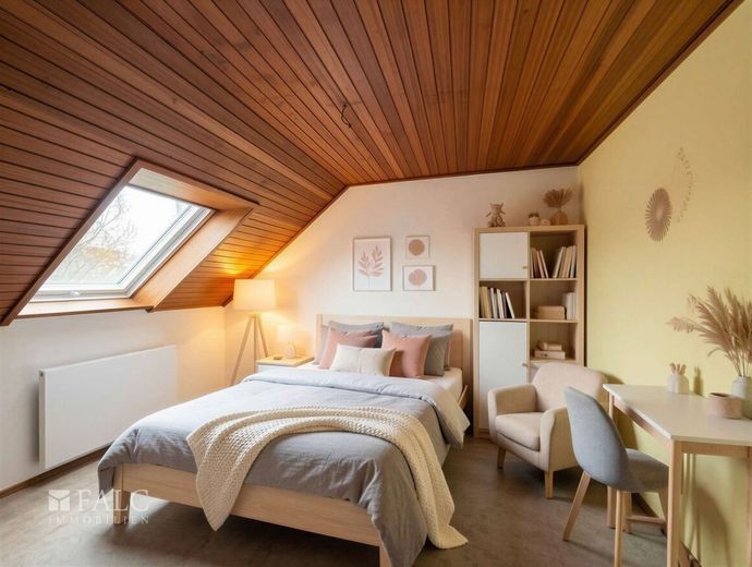 Nottuln nähe Münster - 5-Zimmer Doppelhaushälfte mit Garage, Garten und Keller – Kind 1 - (KI generiert)