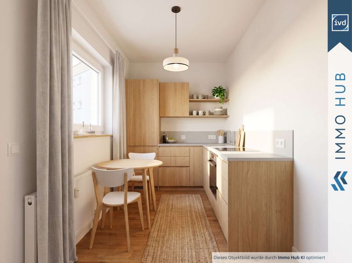 ++ Frisch renoviert | bezugsfrei | | Balkon  &  Einbauküche! Charmante 2-Zimmer Wohnung in Leipzig ++ – 6247723-5ztHfDeV8YawsZ64gEYaZwZg-kuche.jpg