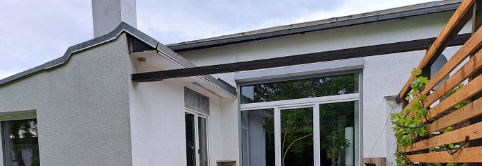 Wohnbereich mit Westterrasse