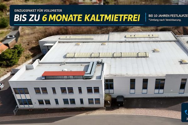 BIS ZU 6 MONATE KALTMIETFREI* | 3,83 €/m² | Industrie-/Logistikstandort mit Büro- und Sozialflächen