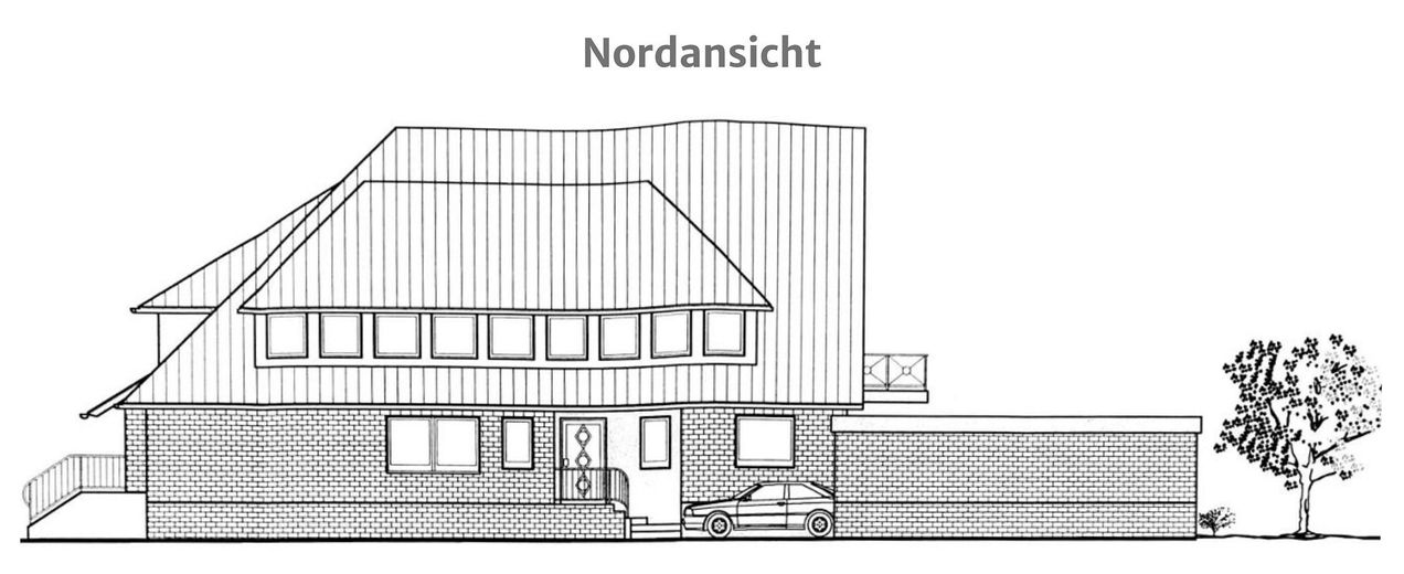 Rendite- und Entwicklungsobjekt – Nord-Ansicht