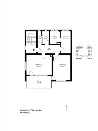 Stilvolle 3-Zimmer-Wohnung mit Fischgrätparkett, XL-Balkon & Kachelofen +++ provisionsfrei +++ – Foto 16