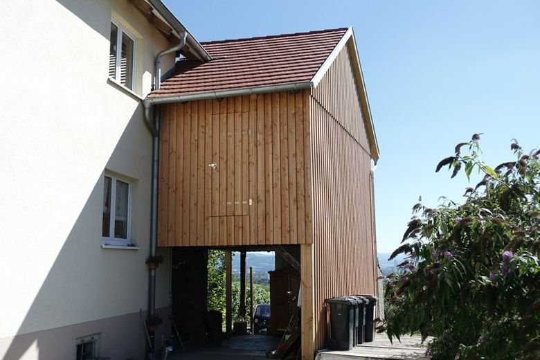 Ansicht von der Straße