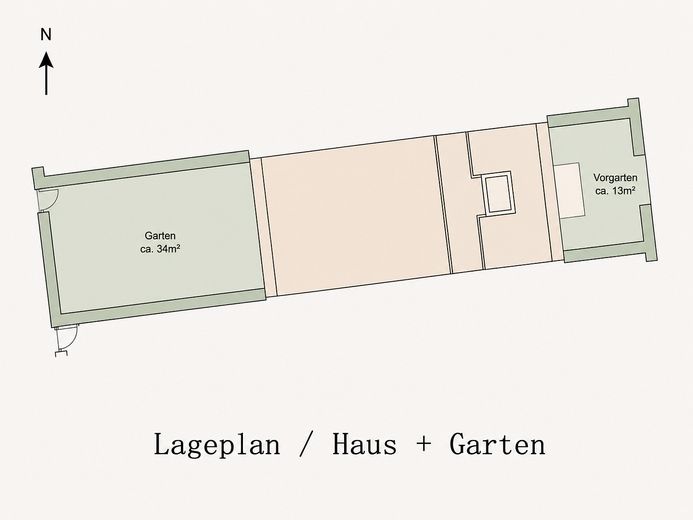 Modernes Townhouse im historischen Herzen von Potsdam mit Terrasse & TG-Stellplatz – Lageplan